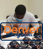 Roquan Smith Autographed/Signed Chicago Bears Speed Mini Helmet BAS 30060