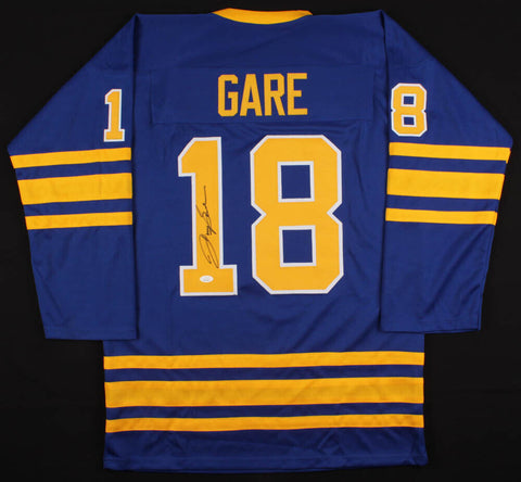 Danny Gare Signed Buffalo Sabres Jersey (JSA COA) 2x 50 Goal Scorer / 2xAll Star