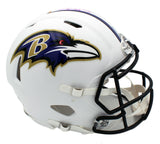 Earl Thomas Signed Baltimore Ravens Speed Authentic White Matte NFL Helmet