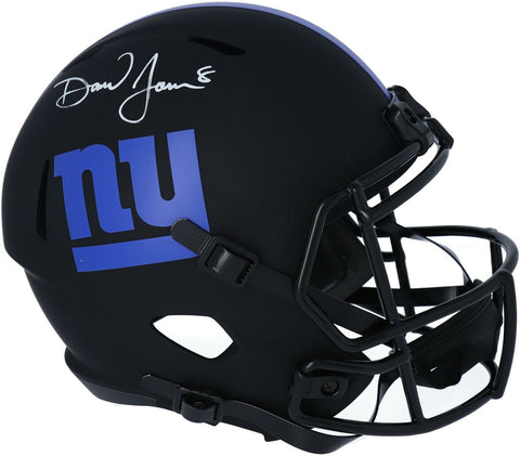 Daniel Jones New York Giants Signed Eclipse Alternate Speed Replica Helmet