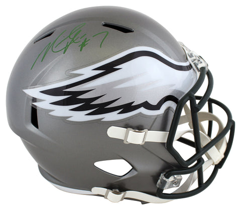 Eagles Michael Vick Authentic Signed Flash Full Size Speed Rep Helmet JSA Wit