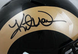 Kurt Warner Signed St. Louis Rams 00-16 Speed F/S Helmet-Beckett W Hologram
