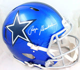 Roger Staubach Signed Cowboys F/S Flash Speed Authentic Helmet-Beckett W Holo