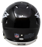 AJ Brown Signed Eagles Full Size Speed Authentic Alt Black Helmet JSA