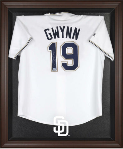 San Diego Padres Brown Framed Logo Jersey Display Case - Fanatics Authentic