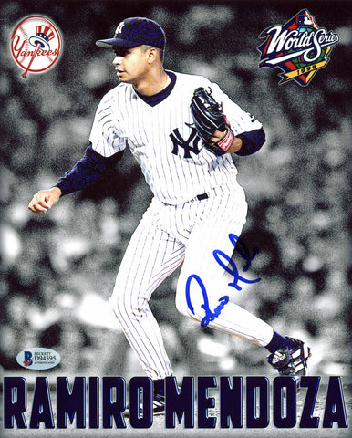 Yankees Ramiro Mendoza Authentic Signed 8x10 Photo Autographed BAS #D94595
