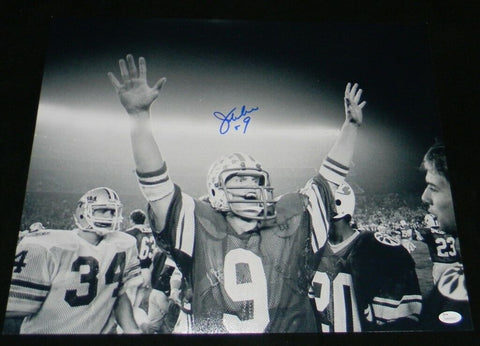 JIM McMAHON AUTOGRAPHED SIGNED BRIGHAM YOUNG BYU COUGARS 16x20 PHOTO JSA
