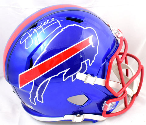 Jim Kelly Autographed Buffalo Bills F/S Flash Speed Helmet-Beckett W Hologram