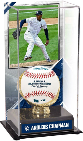 Aroldis Chapman New York Yankees Sublimated Baseball Display Case with Image