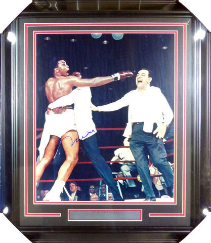Muhammad Ali Authentic Autographed Signed Framed 16x20 Photo PSA/DNA COA S14061