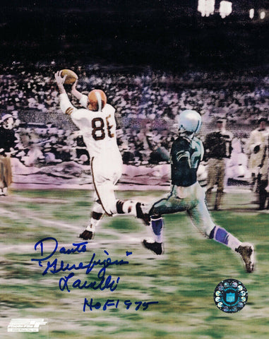 Dante Lavelli Autographed/Signed Cleveland Browns 8x10 Photo 27858
