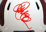 Jamal Anderson Autographed Falcons Lunar Speed Mini Helmet- JSA W *Red