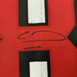 Autographed/Signed CALVIN RIDLEY Atlanta White Football Jersey Beckett BAS COA