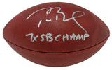 TOM BRADY Autographed 7x SB Champ Authentic Official NFL Duke Football FANATICS
