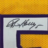 Autographed/Signed Robert Horry Los Angeles LA Yellow Jersey PSA/DNA COA Auto