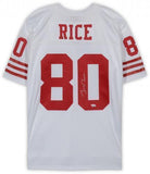 FRMD Jerry Rice San Francisco 49ers Signed Mitchell & Ness Red Replica Jersey