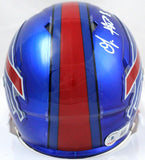 O.J. Howard Autographed Buffalo Bills Flash Speed Mini Helmet-Beckett W Hologram