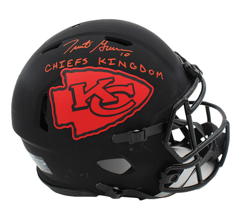 Trent Green Signed Kansas City Chiefs Speed Authentic Eclipse Helmet-Chiefs King