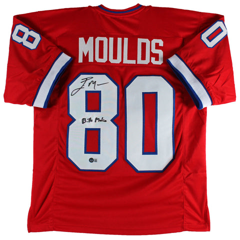 Eric Moulds "Bills Mafia" Authentic Signed Red Pro Style Jersey BAS Witnessed