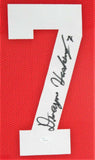 Dwayne Haskins Signed Ohio State Buckeyes 35 x 43 Custom Framed Jersey / JSA COA