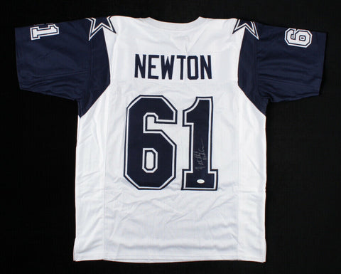 Nate Newton Signed Dallas Cowboys Jersey (JSA Hologram) 3xSuper Bowl Champion