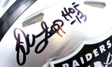 Warren Sapp Autographed Raiders Speed Mini Helmet w/HOF-Beckett W Hologram