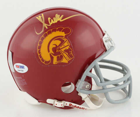Marcus Allen Signed USC Trojans Mini Helmet (PSA & Allen) Raiders & Chiefs R.B.