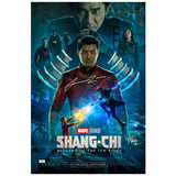 Simu Liu, Andy Le Autographed 2021 Shang-Chi 16x24 Movie Poster