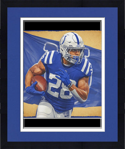 FRMD Jonathan Taylor Colts 16x20 Photo-Designed & Signed by Brian Konnick-LE 25