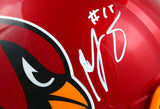 AJ Green Signed Cardinals Flash Speed Authentic F/S Helmet *Front-Beckett W Holo