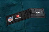 Framed Brian Dawkins Philadelphia Eagles Autographed Green Nike Elite Jersey