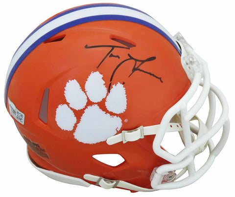 Trevor Lawrence Signed Clemson Tigers Riddell Speed Mini Helmet (Fanatics COA)