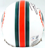 Jason Taylor Autographed Miami Dolphins 97-12 Mini Helmet-Beckett W Hologram*BLK