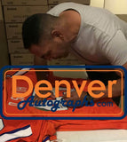 Dennis Smith Autographed/Signed Pro Style Orange XL Jersey JSA 34298