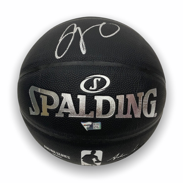 Jayson Tatum Signed Autographed Black Spalding Basketball Fanatics