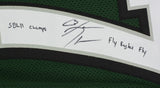 Jason Peters Signed Philadelphia Jersey "SBLII Champs & Fly Eagles Fly" Beckett