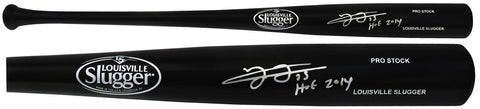 Frank Thomas Signed Louisville Slugger Black Baseball Bat w/HOF 2014 - (SS COA)