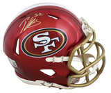 49ers Patrick Willis Authentic Signed Flash Speed Mini Helmet BAS Witnessed