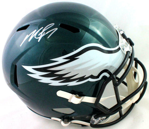 Michael Vick Autographed Philadelphia Eagles F/S Speed Helmet - JSA W *Silver