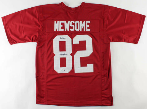 Ozzie Newsome Signed Alabama Crimson Tide Jersey Inscribed "Roll Tide" (PSA COA)