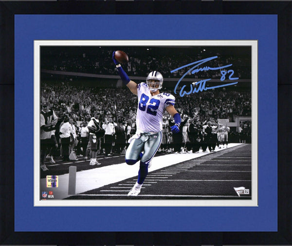 Framed Jason Witten Dallas Cowboys Autographed 11" x 14" Spotlight Photograph