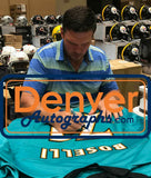 Tony Boselli Autographed/Signed Pro Style Teal XL Jersey BAS 33188