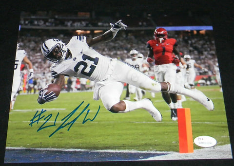 JAMAAL WILLIAMS SIGNED AUTOGRAPHED BYU COUGARS 8x10 PHOTO JSA