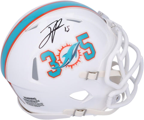 Jaelan Phillips Miami Dolphins Autographed Riddell 305 Speed Mini Helmet