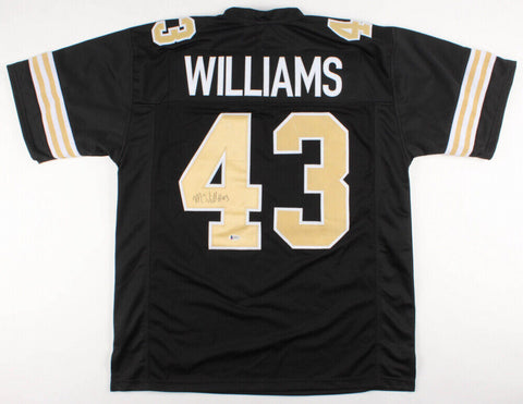 Marcus Williams Signed New Orleans Saints Jersey (Beckett COA) 2017 2nd Rd Pick