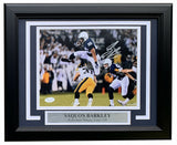 Saquon Barkley Signed Framed 8x10 Penn State Nittany Lions Football Photo JSA