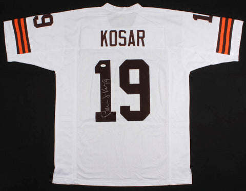Bernie Kosar Signed Cleveland Browns Jersey (JSA COA) 2xPro Bowl QB / U of Miami