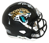Laviska Shenault Signed Jacksonville Jaguars Black Matte Mini Helmet BAS 28087
