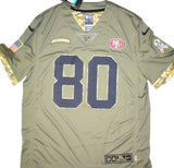 Jerry Rice Autographed 49ers Salute To Service Nike Limited Jersey- Fanatics