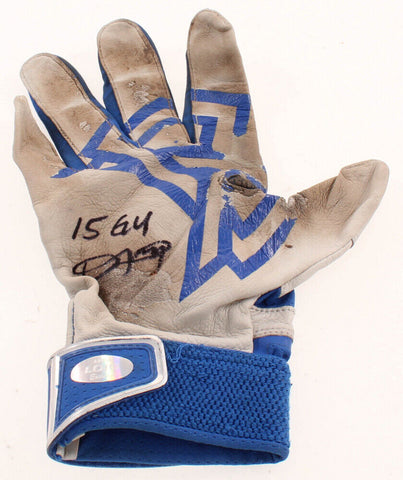 Dexter Fowler Signed Game-Used Batting Glove Inscribed "15 GU" (LOJO Holo) Cubs
